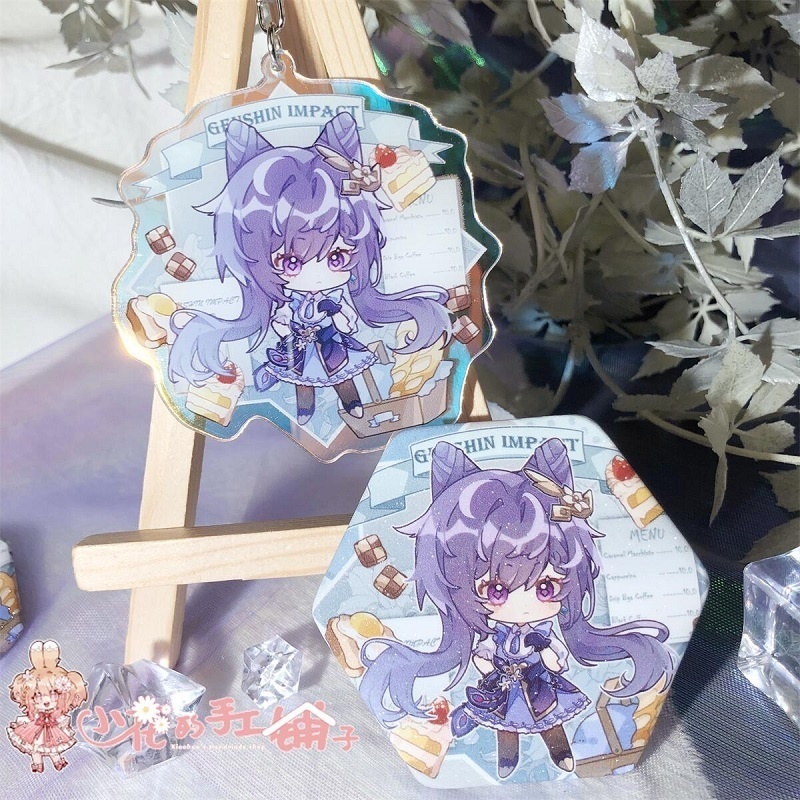 Genshin Impact genshinimpact 原神 甘雨 刻晴 ウェンティ クレー アクリルキーホルダー 缶バッジ