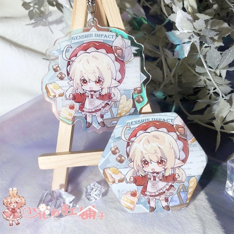 Genshin Impact genshinimpact 原神 甘雨 刻晴 ウェンティ クレー アクリルキーホルダー 缶バッジ