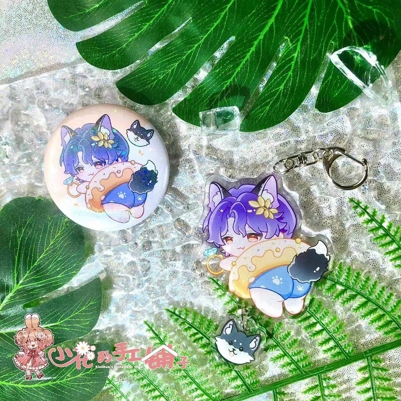 崩壊スターレイル スターレイル アベンチュリン Dr.レイシオ アクリルキーホルダー 缶バッジ