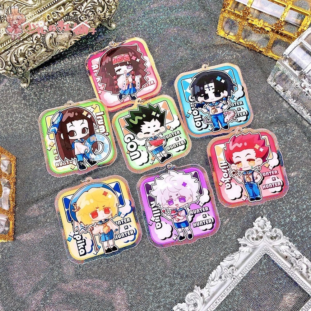 ハンターハンター ハンター×ハンター ゴン キルア クラピカ クロロ ヒソカ アルカ イルミ アクリルキーホルダー 缶バッジ