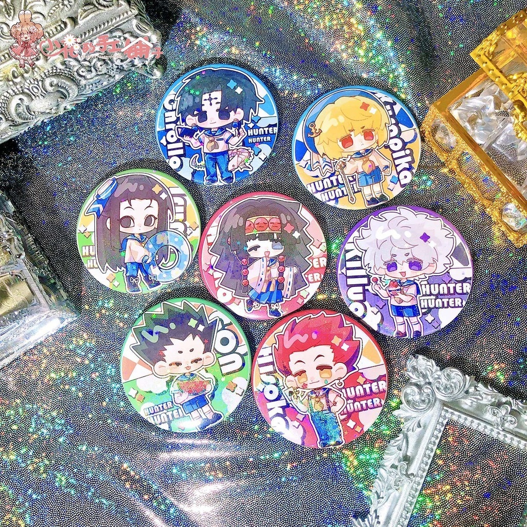 ハンターハンター ハンター×ハンター ゴン キルア クラピカ クロロ ヒソカ アルカ イルミ アクリルキーホルダー 缶バッジ