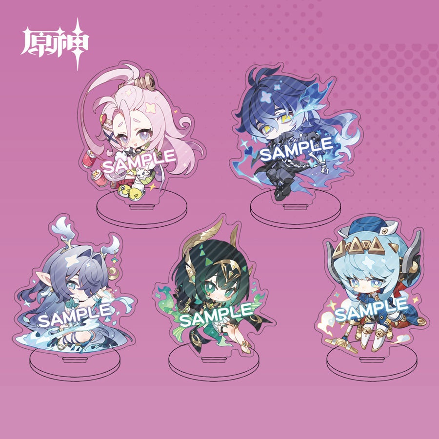 Genshin Impact genshinimpact 原神 アイノ フリンズ ラウマ ネフェル イネファ アクリルスタンド