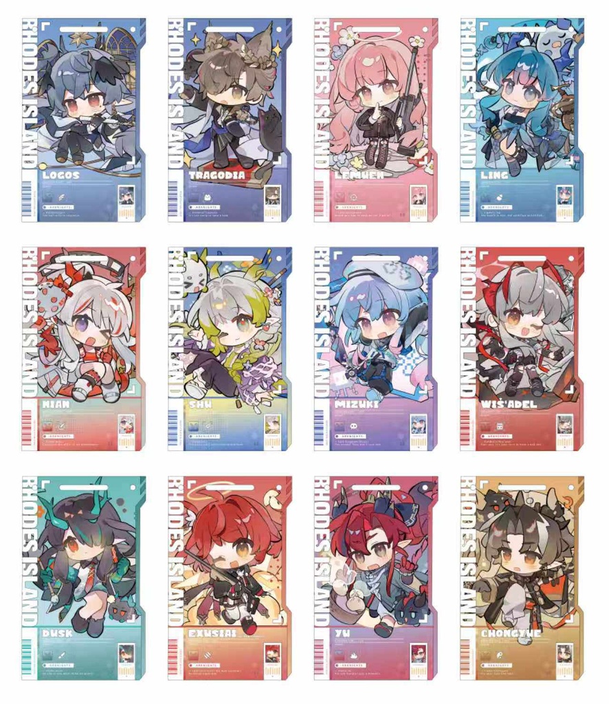 Arknights アークナイツ 明日方舟 エクシア ミヅキ ロゴス logos トラゴディア ウィシャデル レミュアン チョンユエ シュウ 黍 リィン シー ニェン ユー アクリルキーホルダー 缶バッジ 