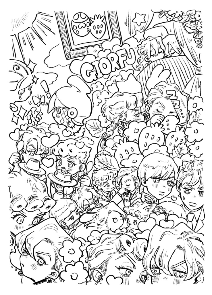 【クリア】ジョルフーでかシール