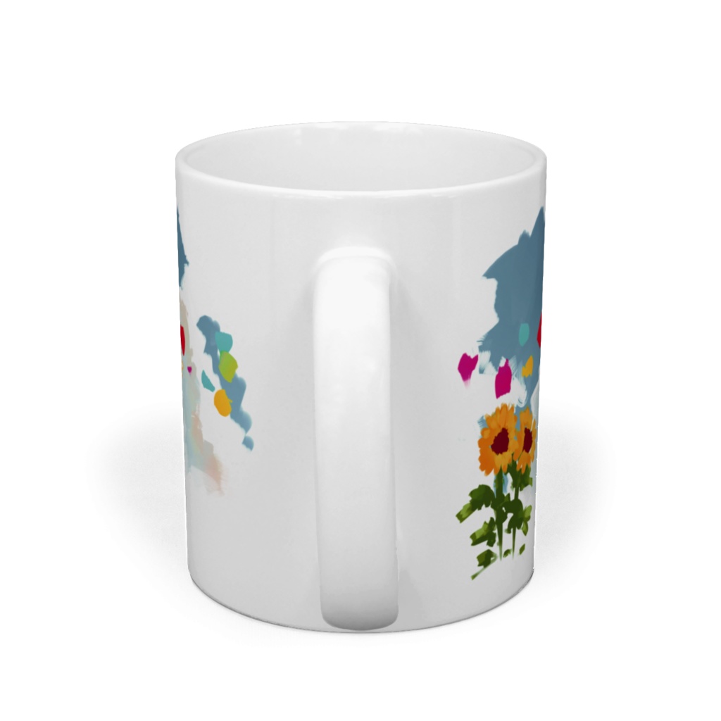 霊夢と魔理沙のマグカップ(夏)