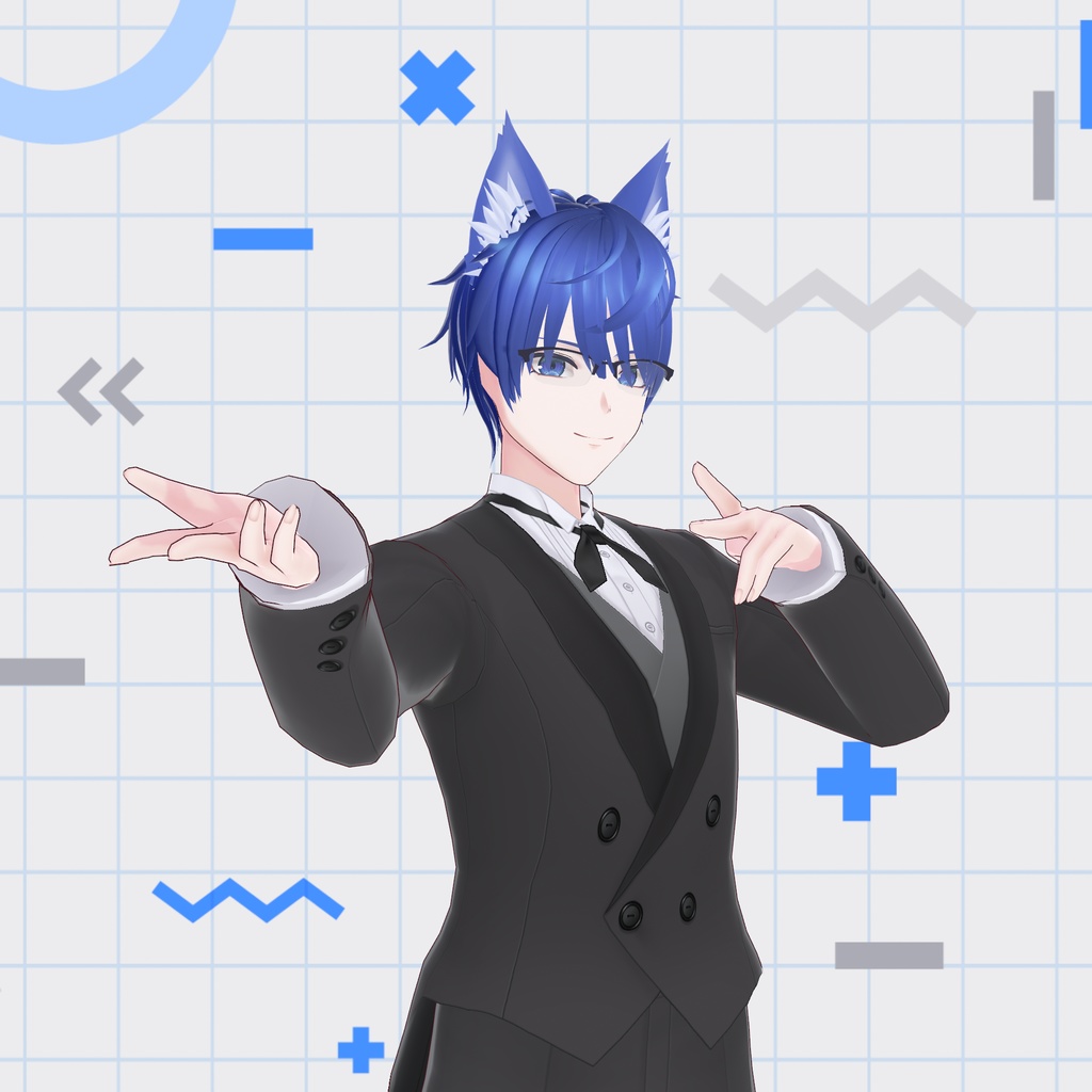 【基本無料】【パーフェクトシンクお試しVRMモデル】