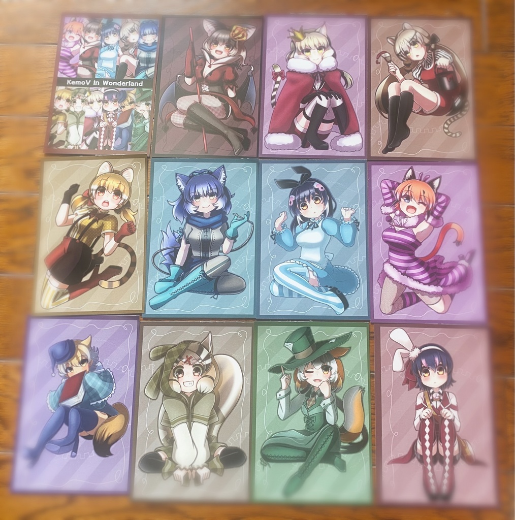 【再々販】ポストカードBOOK:KemoV in Wonderland
