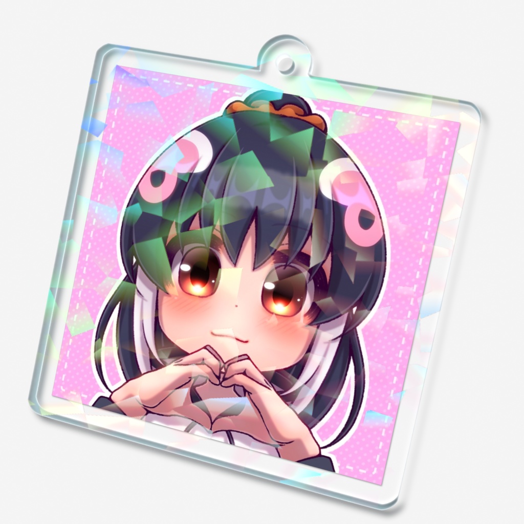 アクキー:ポニテケプ子(ハート)