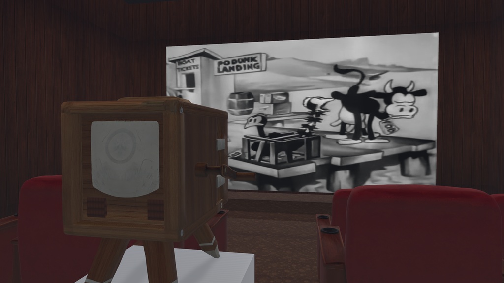 VRChat 手回し映写機ギミック V1.0