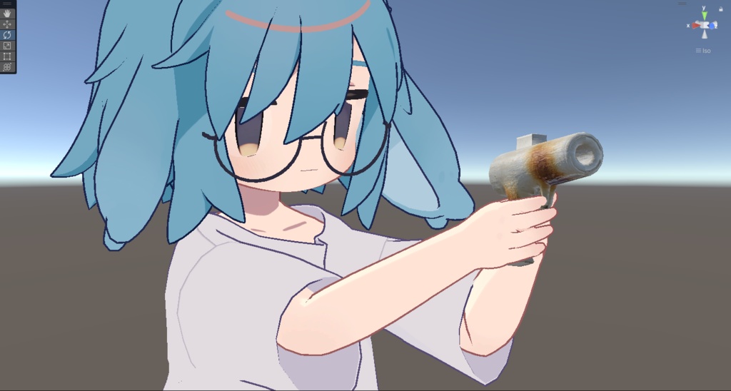【VRChat想定】ちくわ銃