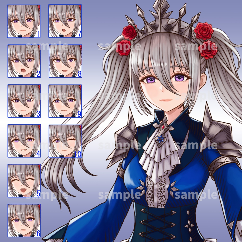 【立ち絵素材】ファンタジー衣装の女の子