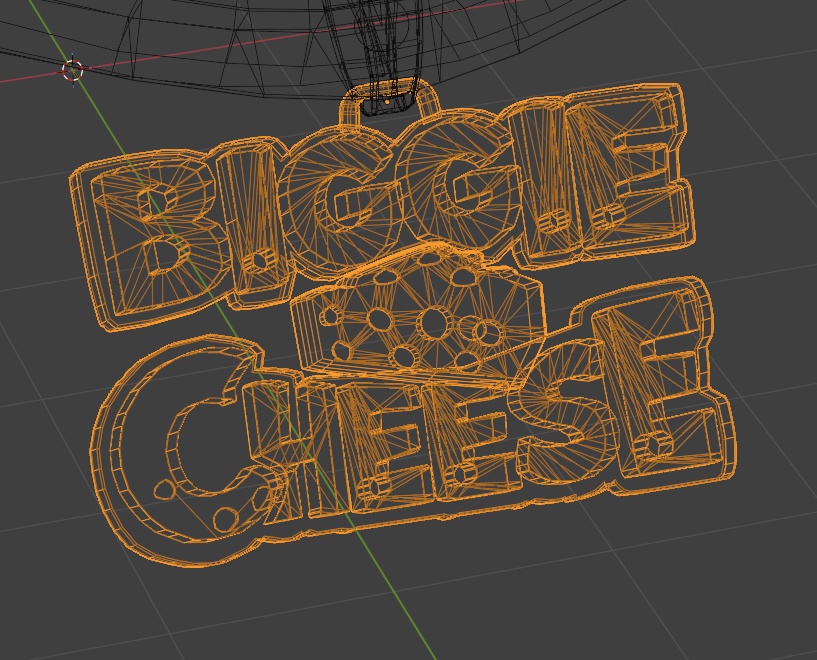 Biggie Cheese Pendant And Chain (RIGGED)