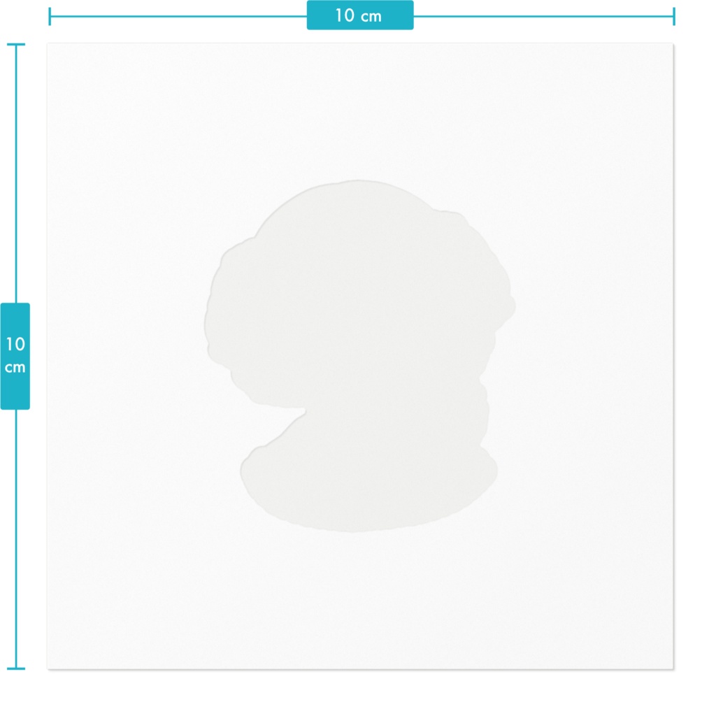 志豆乃まる お座りステッカー