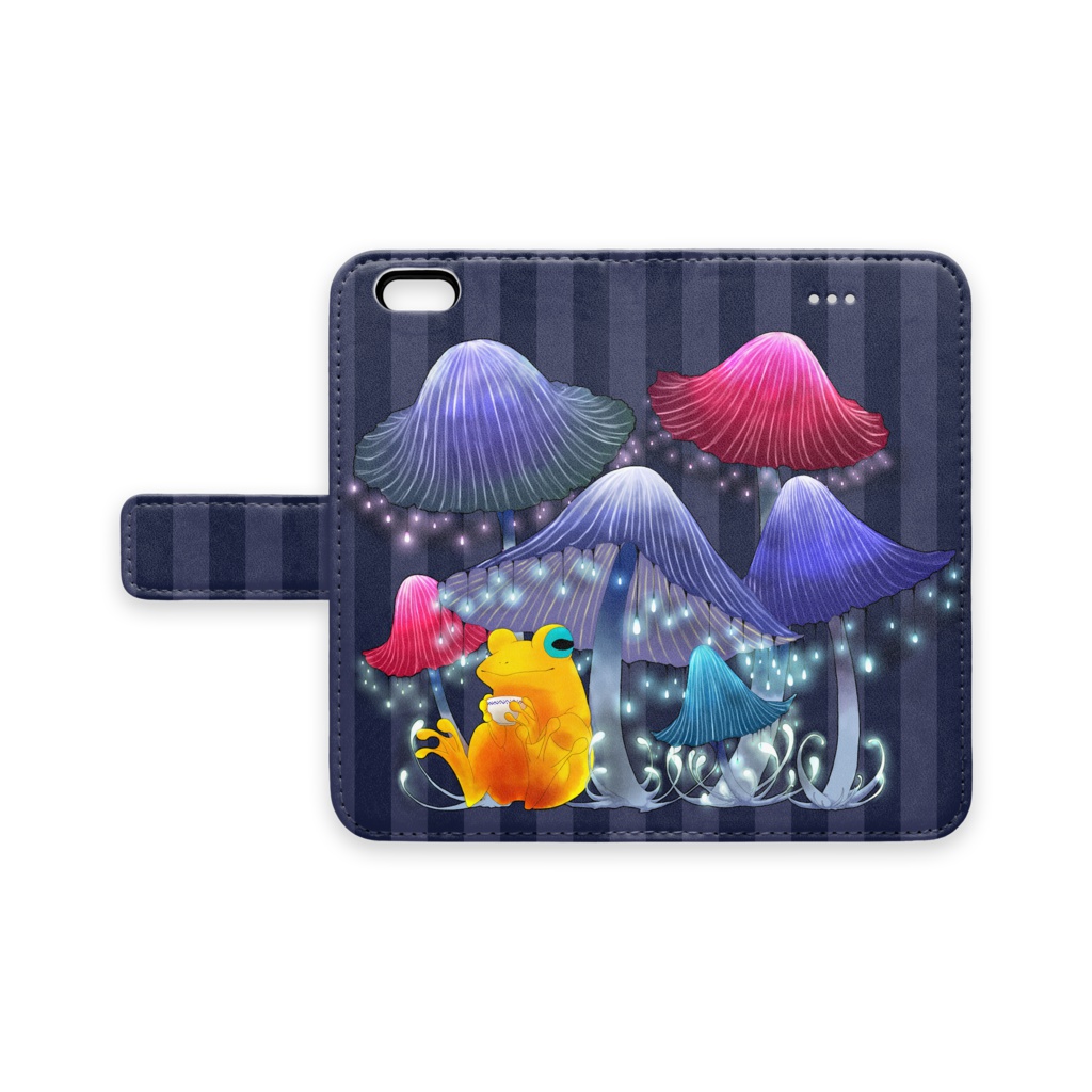 カエルと光るインクキャップス