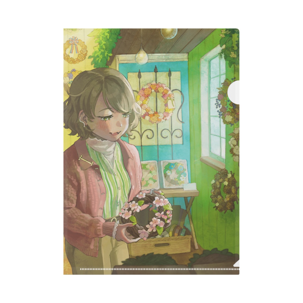 💐【期間限定】4周年記念クリアファイル （イナガキスミカ先生デザイン）