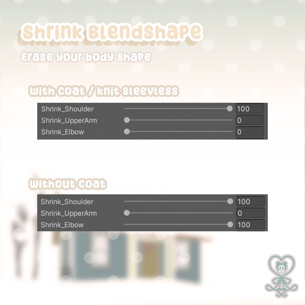 ⛄ 【9アバター対応】Cocoa Bear ⛄