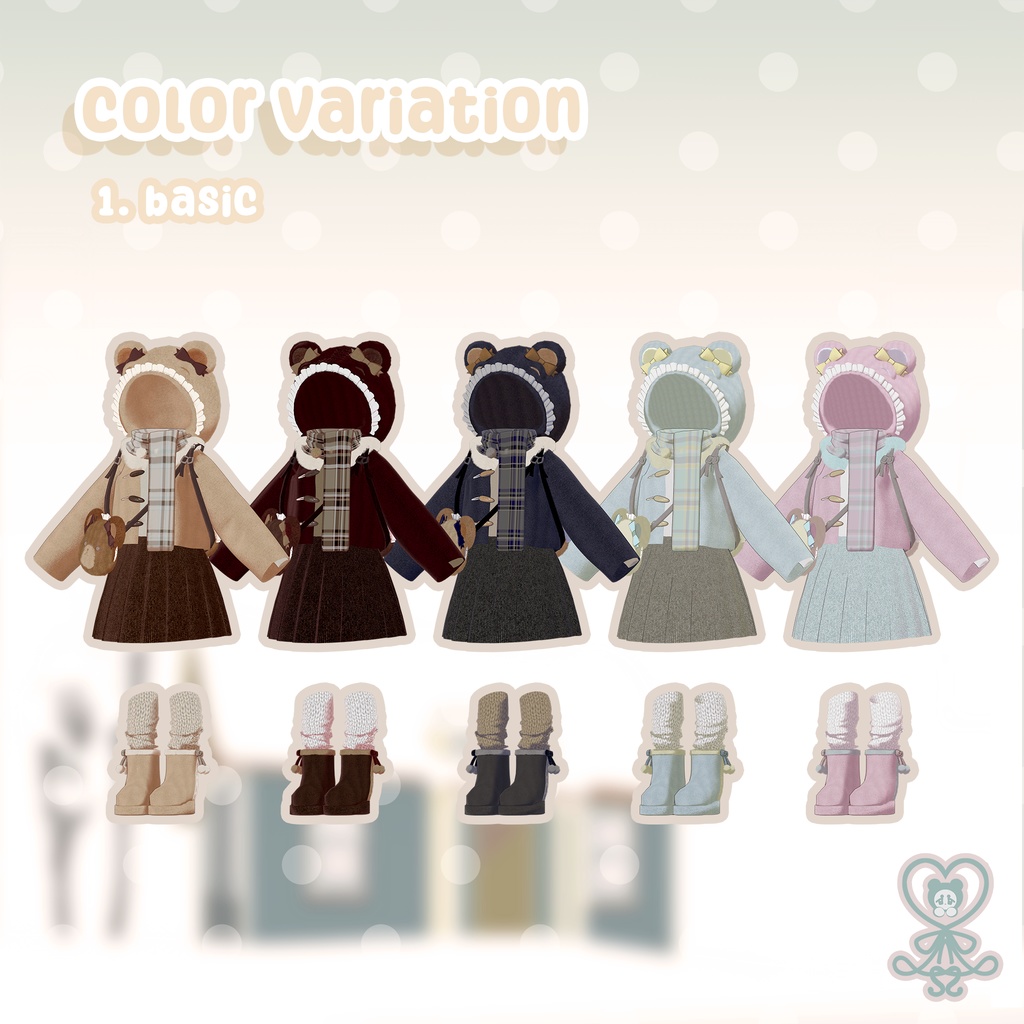 ⛄ 【9アバター対応】Cocoa Bear ⛄