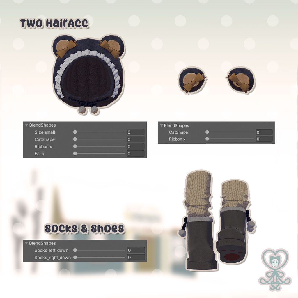 ⛄ 【9アバター対応】Cocoa Bear ⛄