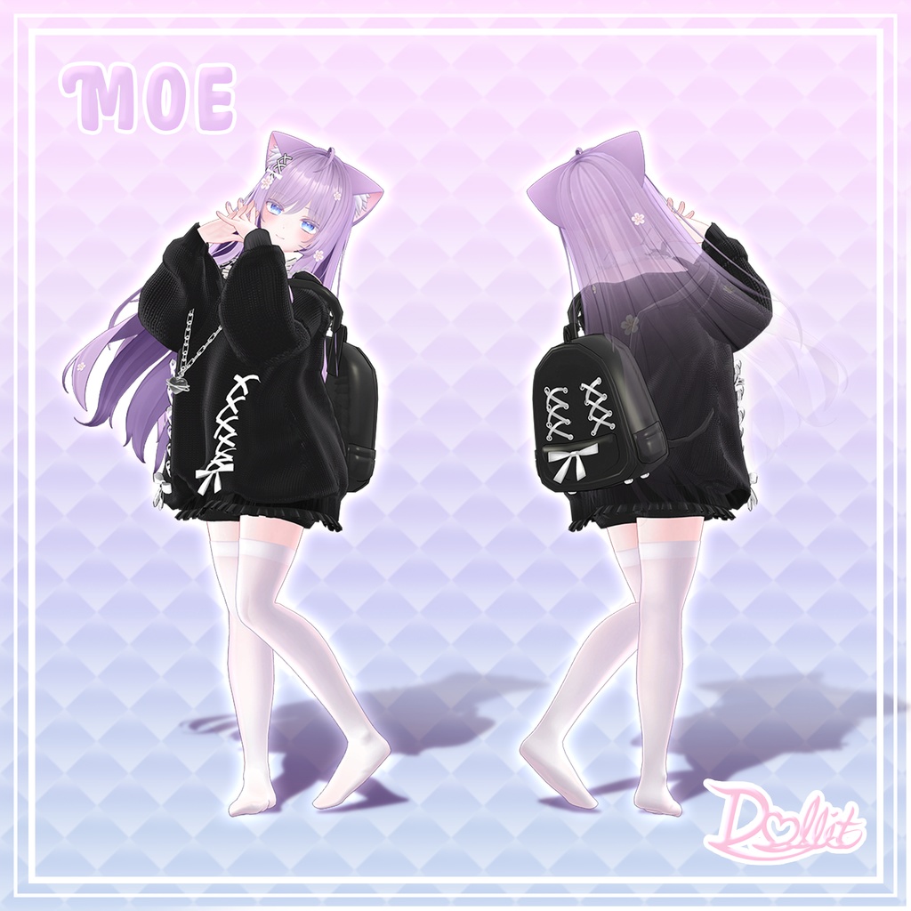 🎀 《FREE》 【4アバター対応】BaebaeKnit 🎀