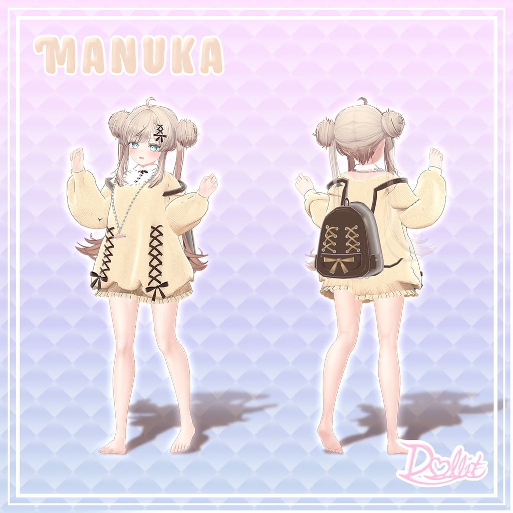 🎀 《FREE》 【4アバター対応】BaebaeKnit 🎀