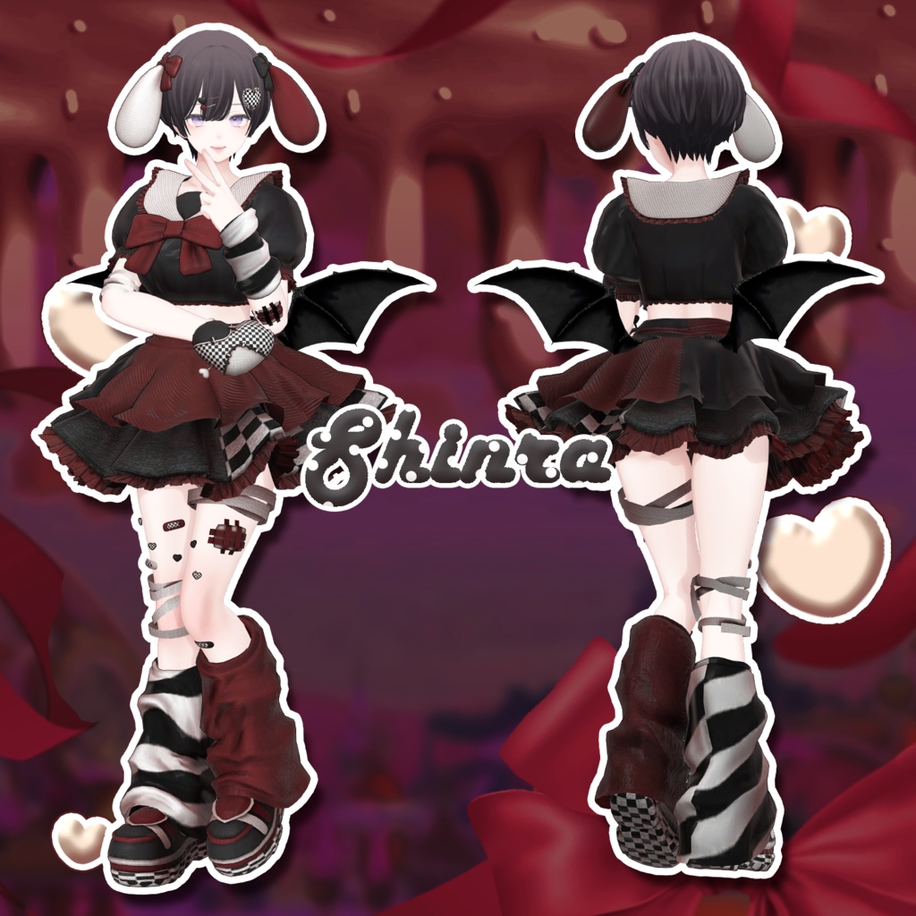 💘 【8アバター対応】PsychoLovely Girls 🩸