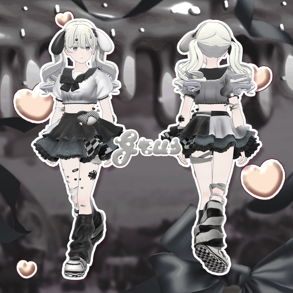 💘 【8アバター対応】PsychoLovely Girls 🩸