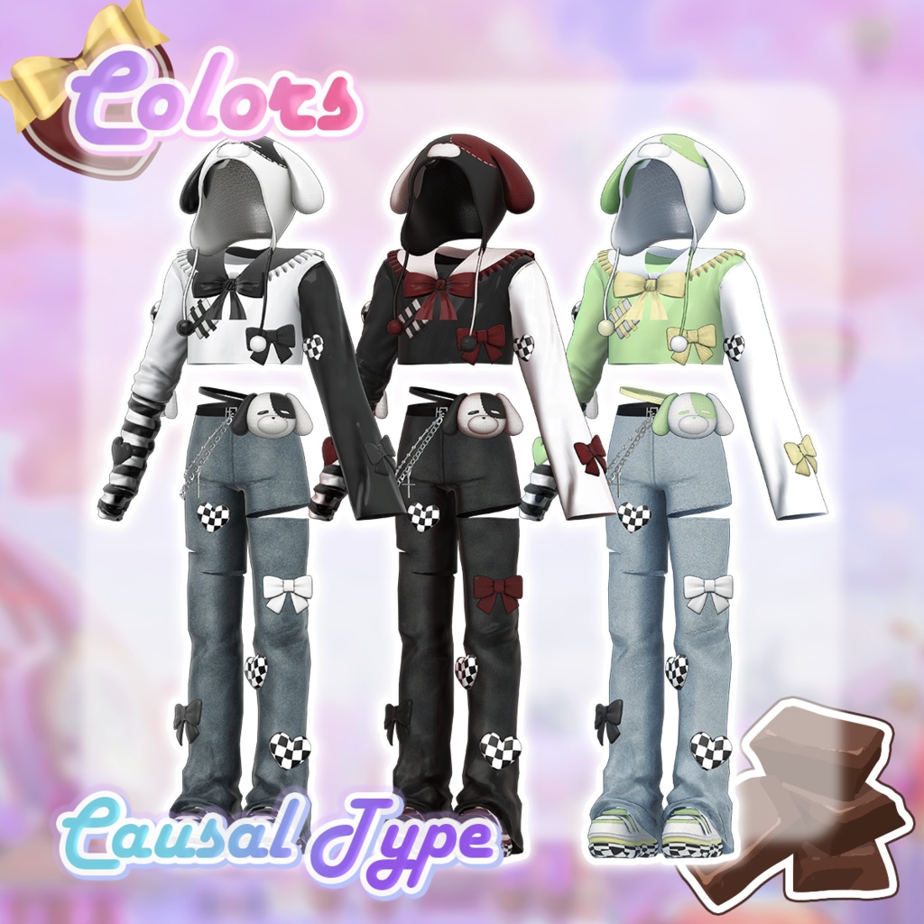 💘 【4アバター対応】PsychoLovely Boys 🩸