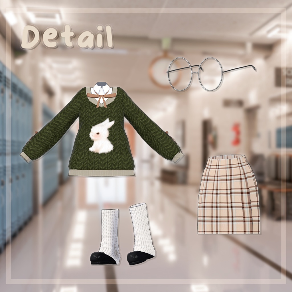 🏫 《FREE》 【6アバター対応】VintageSchool 🪑