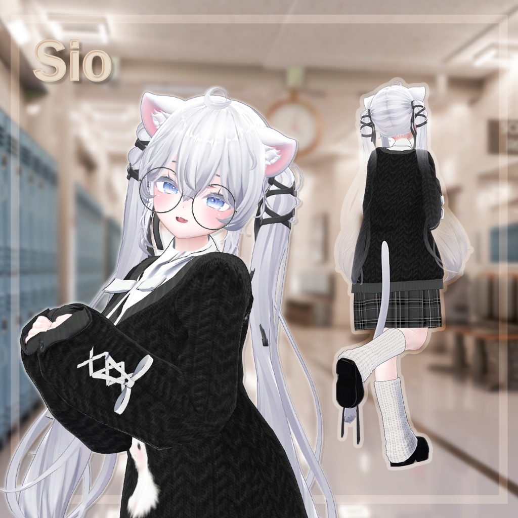 🏫 《FREE》 【6アバター対応】VintageSchool 🪑