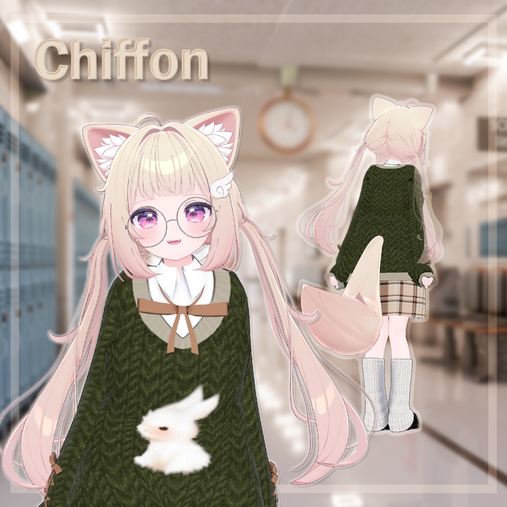 🏫 《FREE》 【6アバター対応】VintageSchool 🪑