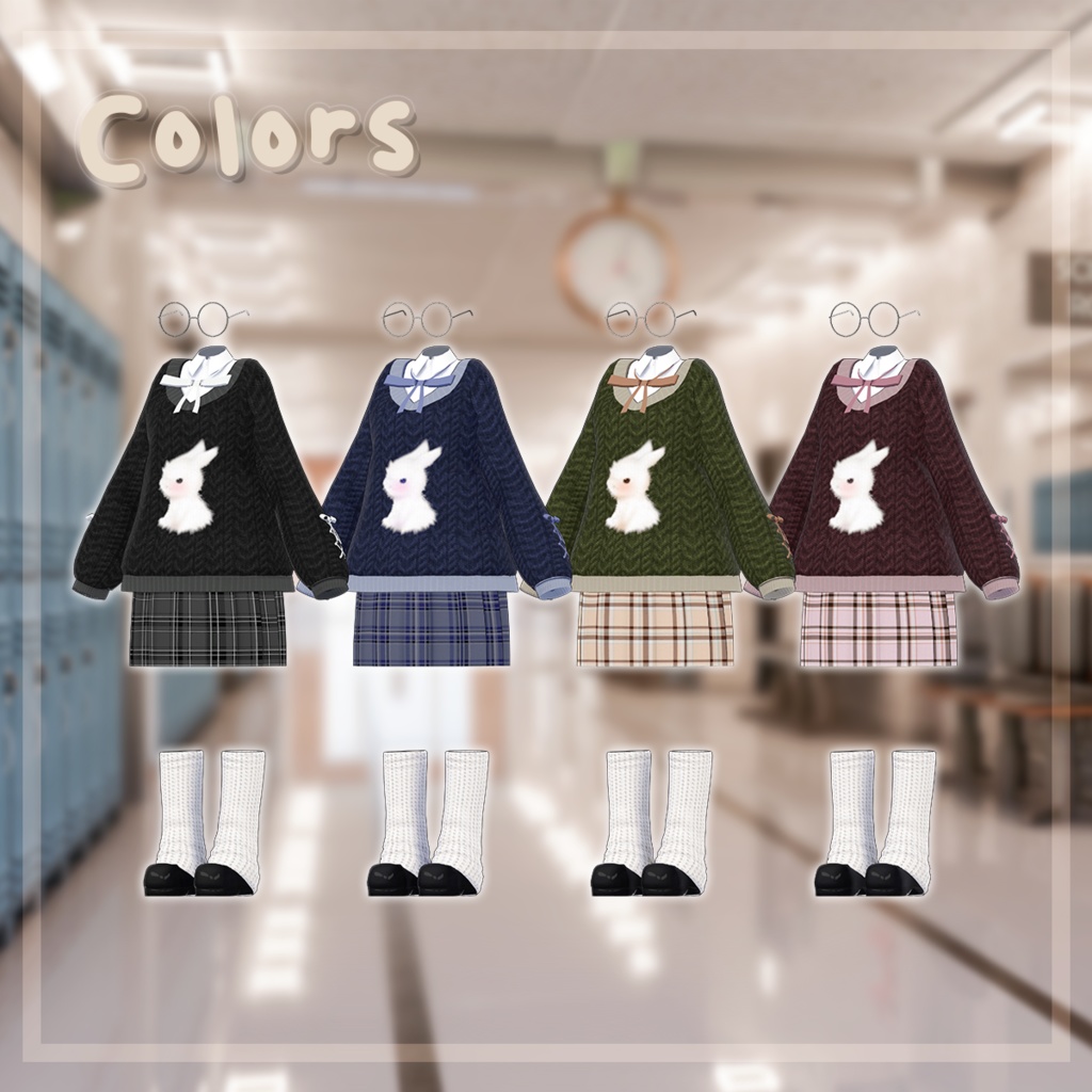 🏫 《FREE》 【6アバター対応】VintageSchool 🪑