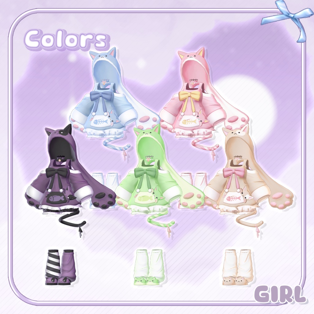 🐾 【10アバター対応】PuchiMeow 🌙