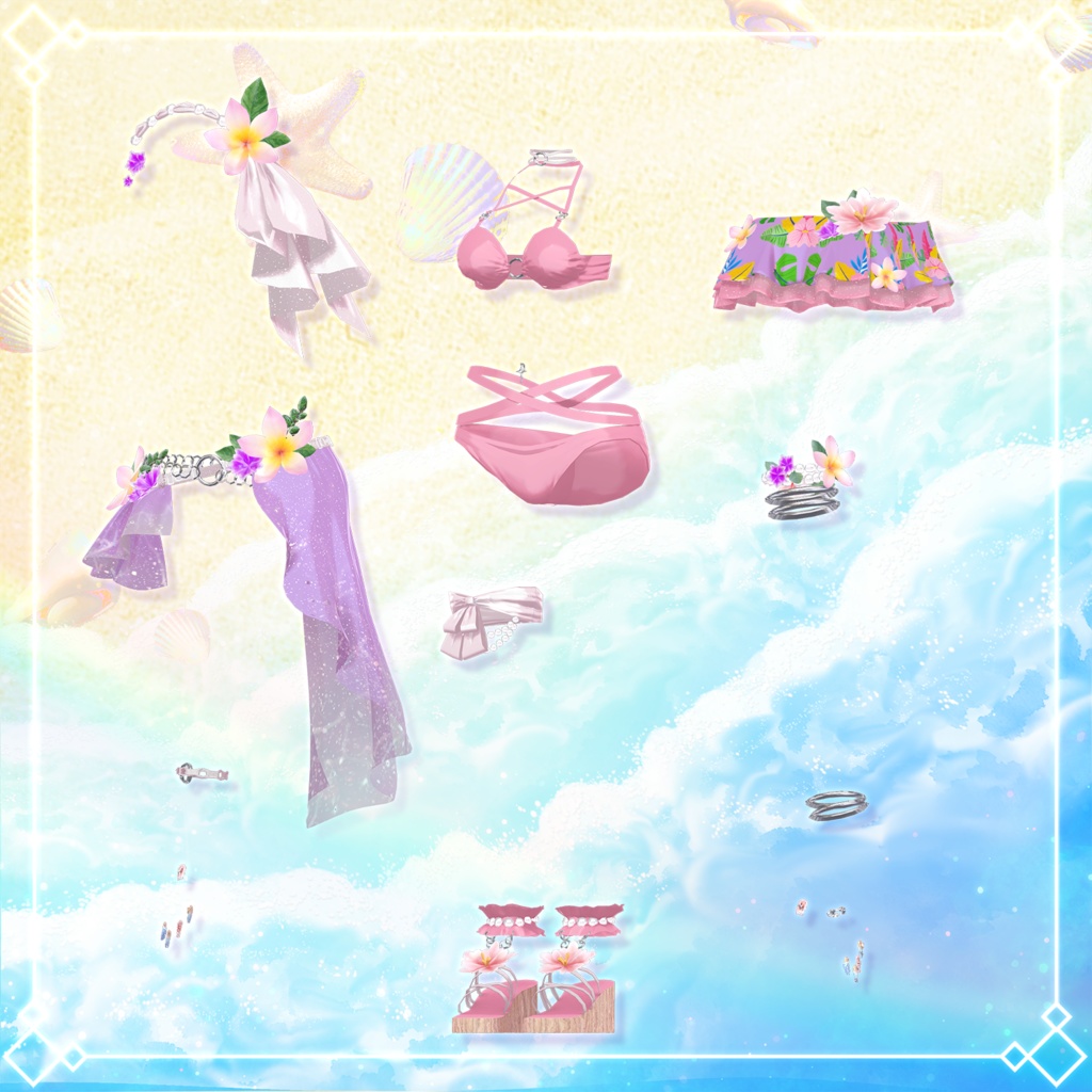 🌊 【7アバター対応】 DiveWave 🩱