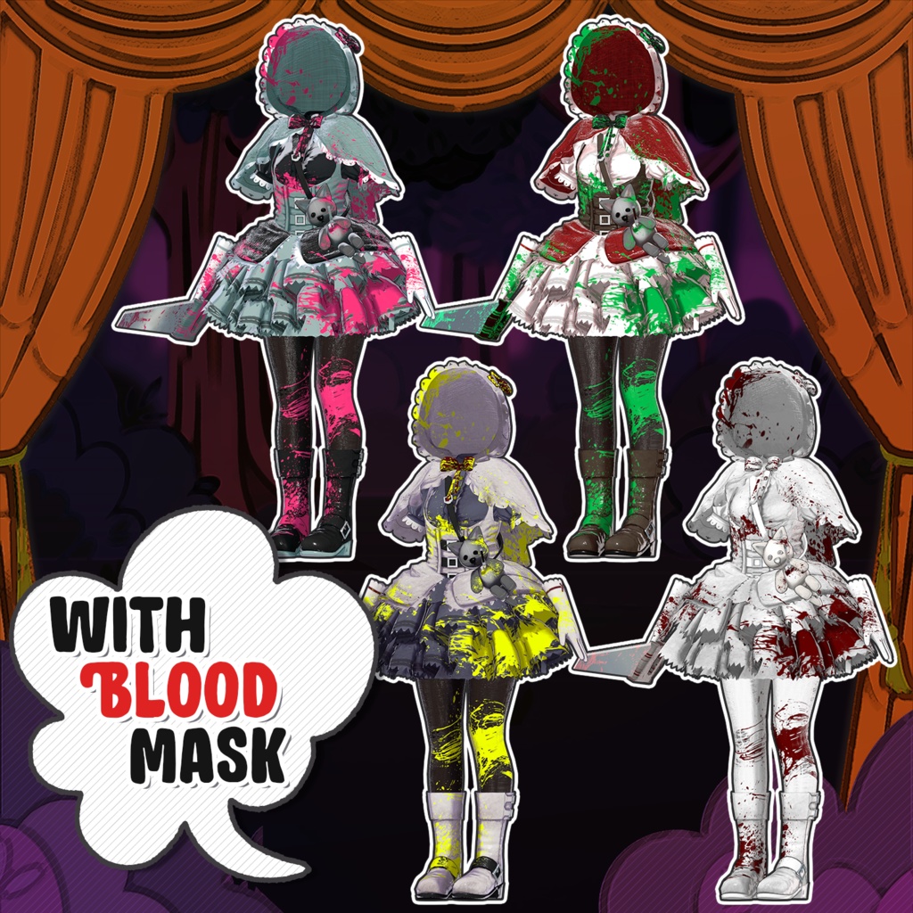 📌 【9アバター対応】 ButcherScarlet 🐺