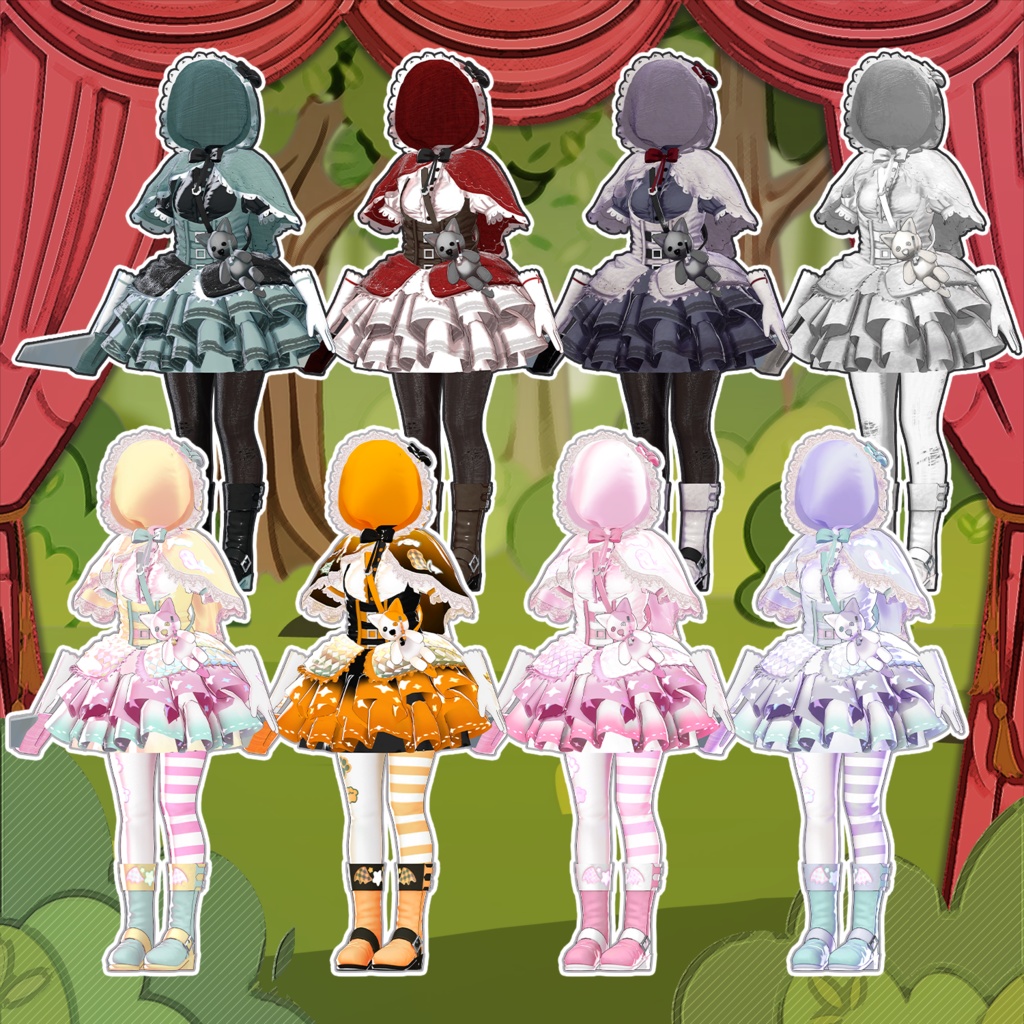 📌 【9アバター対応】 ButcherScarlet 🐺