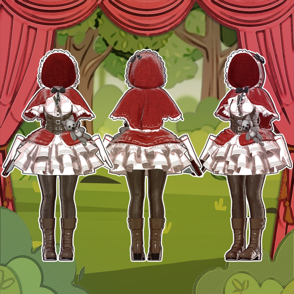 📌 【9アバター対応】 ButcherScarlet 🐺