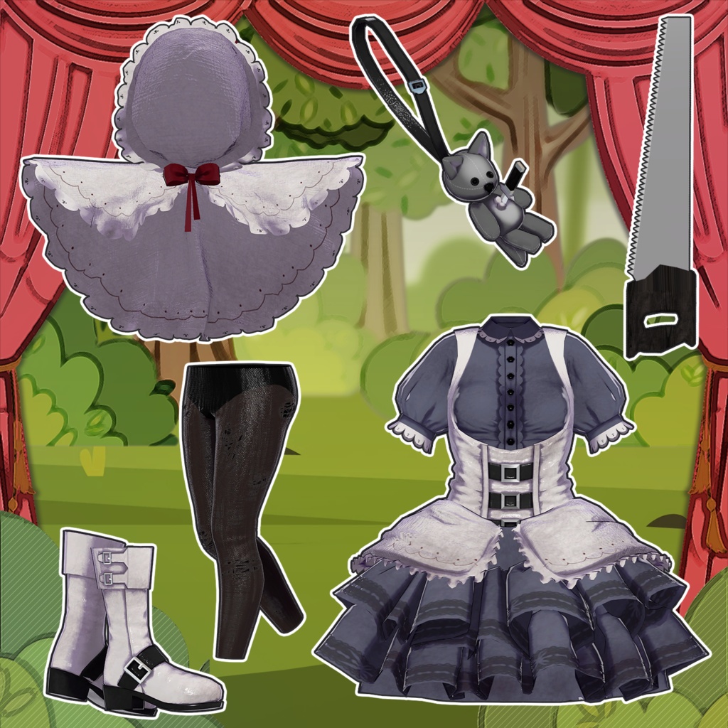 📌 【9アバター対応】 ButcherScarlet 🐺