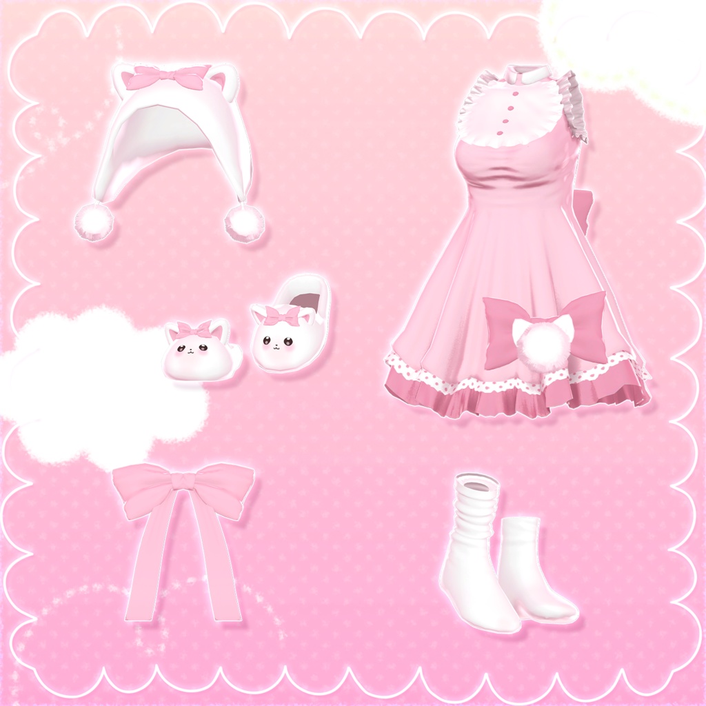 🌙 《FREE》 【9アバター対応】BaebaePajamas 💟