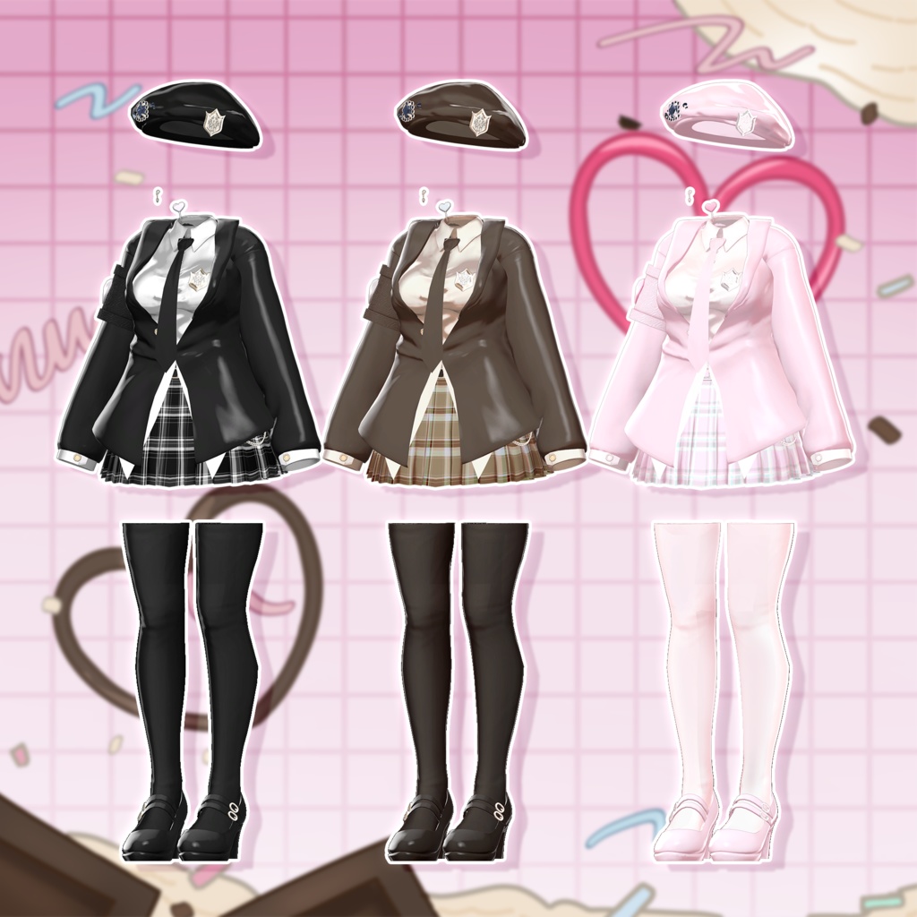 💗 【10アバター対応】 Etoffe_Girls 🏫