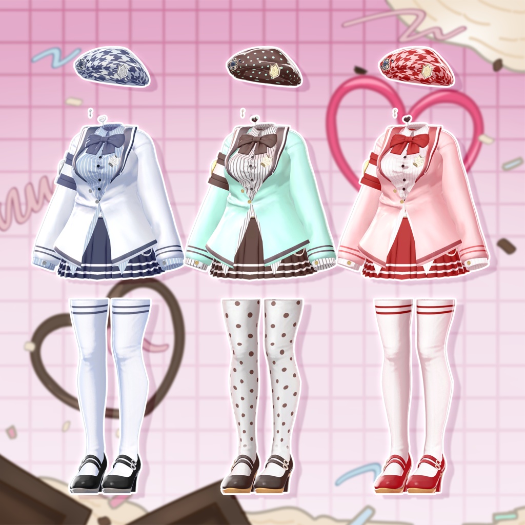 💗 【10アバター対応】 Etoffe_Girls 🏫