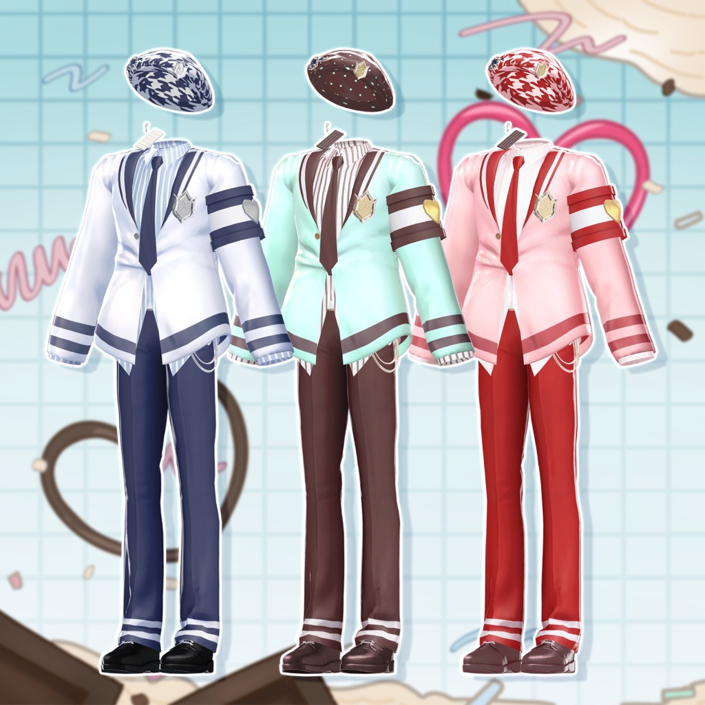 💙 【5アバター対応】 Etoffe_Boys 🏫