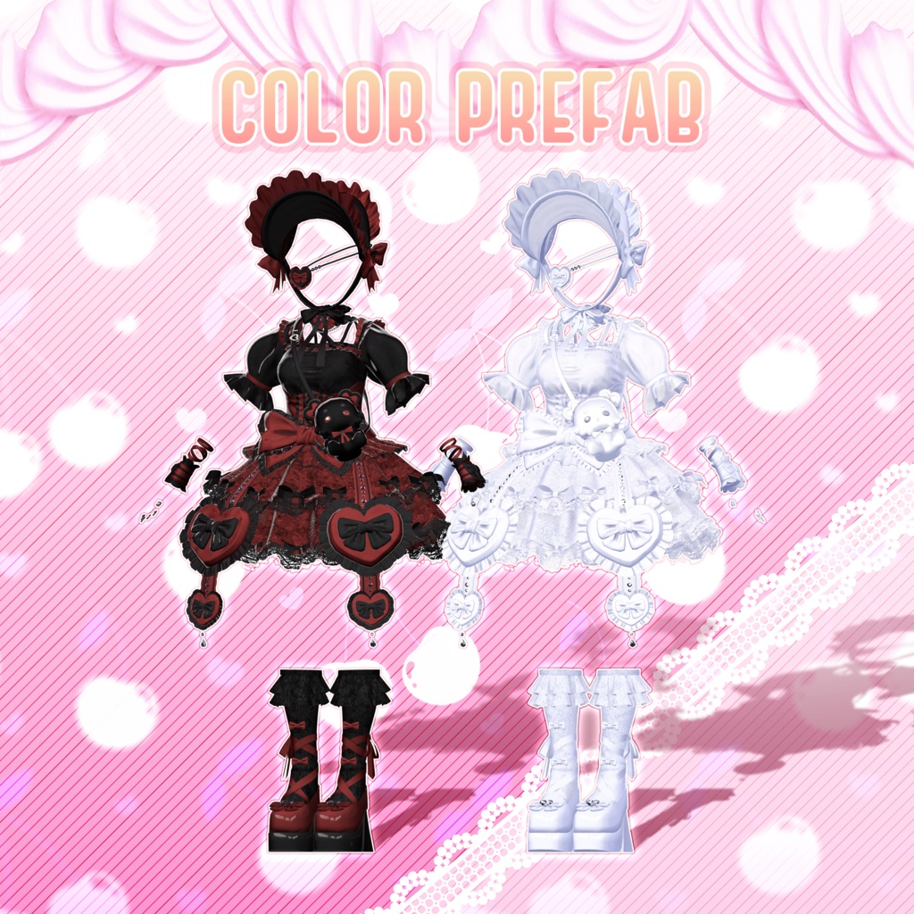 🎀 【11アバター対応】 BlancMange ☂️