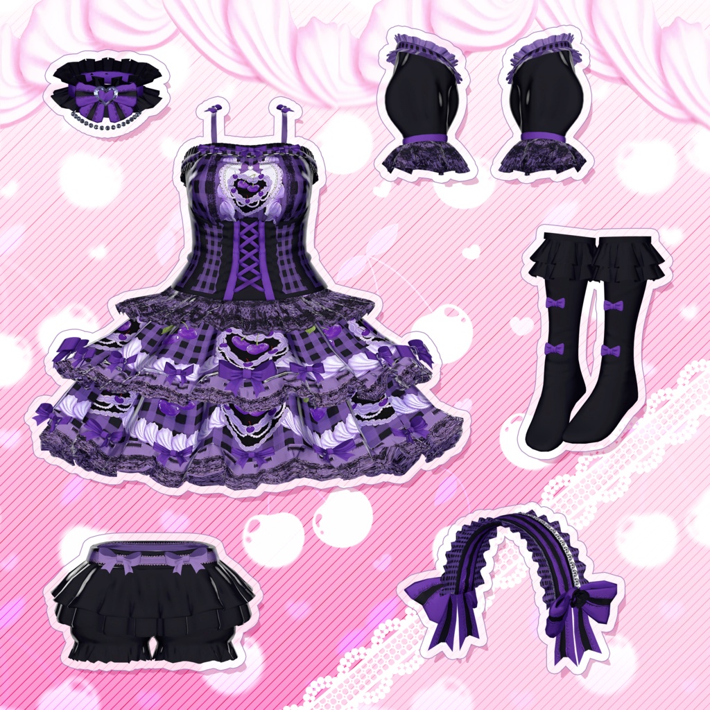 🎀 【11アバター対応】 BlancMange ☂️