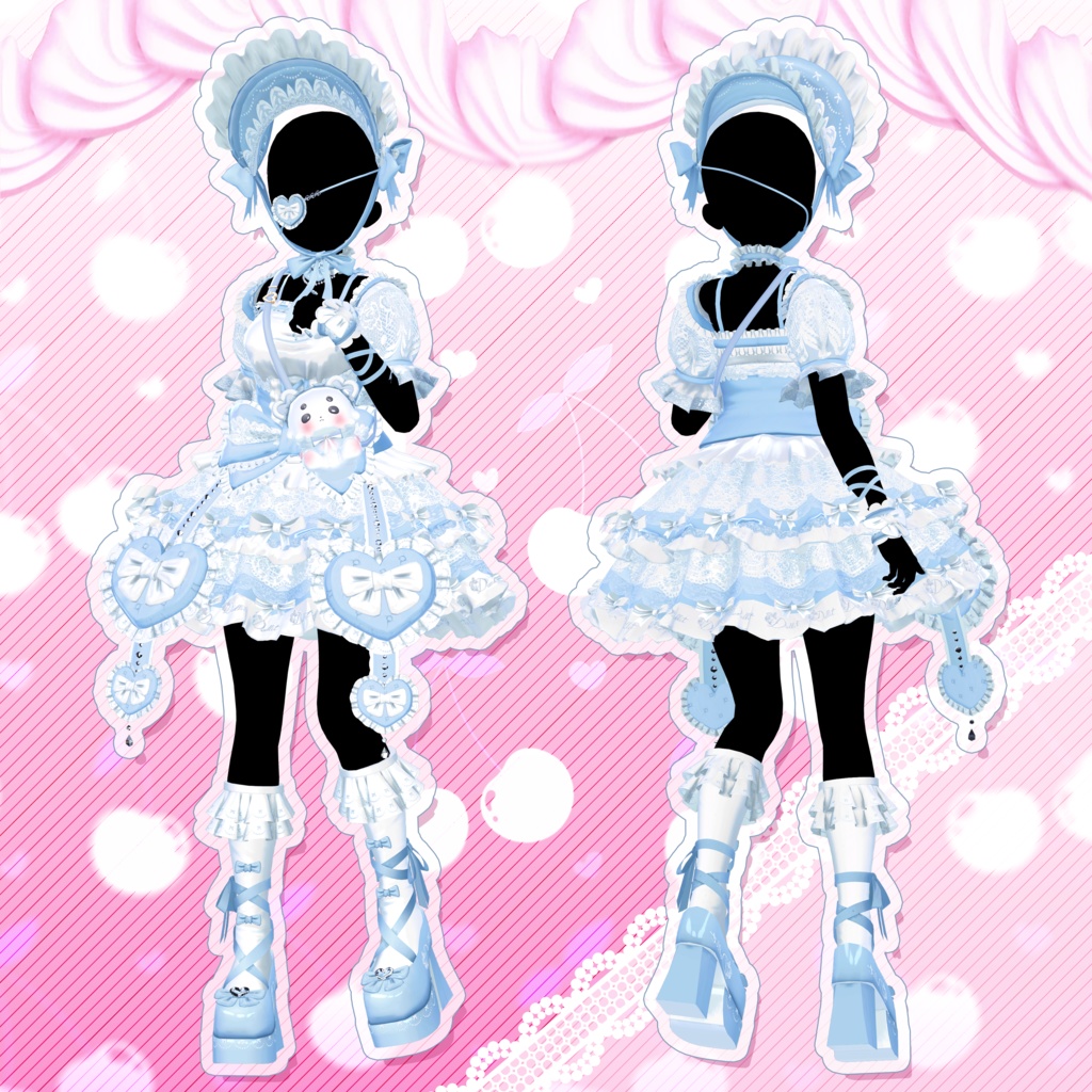 🎀 【11アバター対応】 BlancMange ☂️