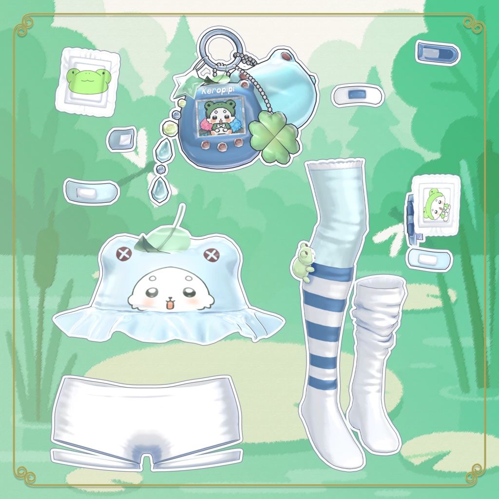 ☘️ 【10アバター対応】 KeroPopo☆ 🐸