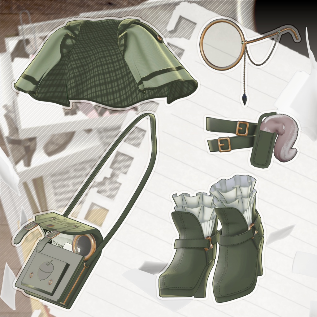 🕵️ 【12アバター対応】 うっかり探偵日誌(DetectiveDiary) 🐿️