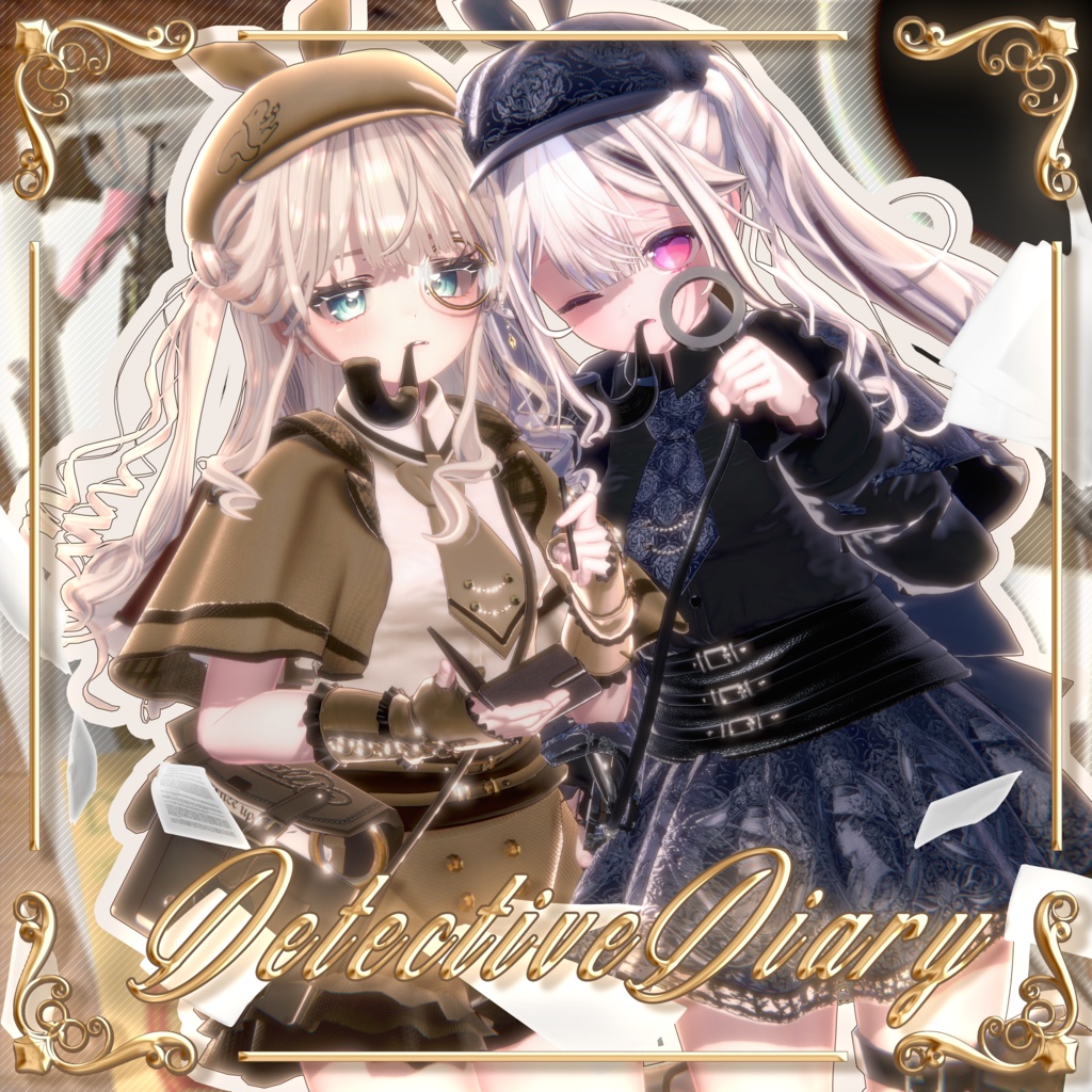 🕵️ [セール中] 【12アバター対応】 うっかり探偵日誌(DetectiveDiary) 🐿️