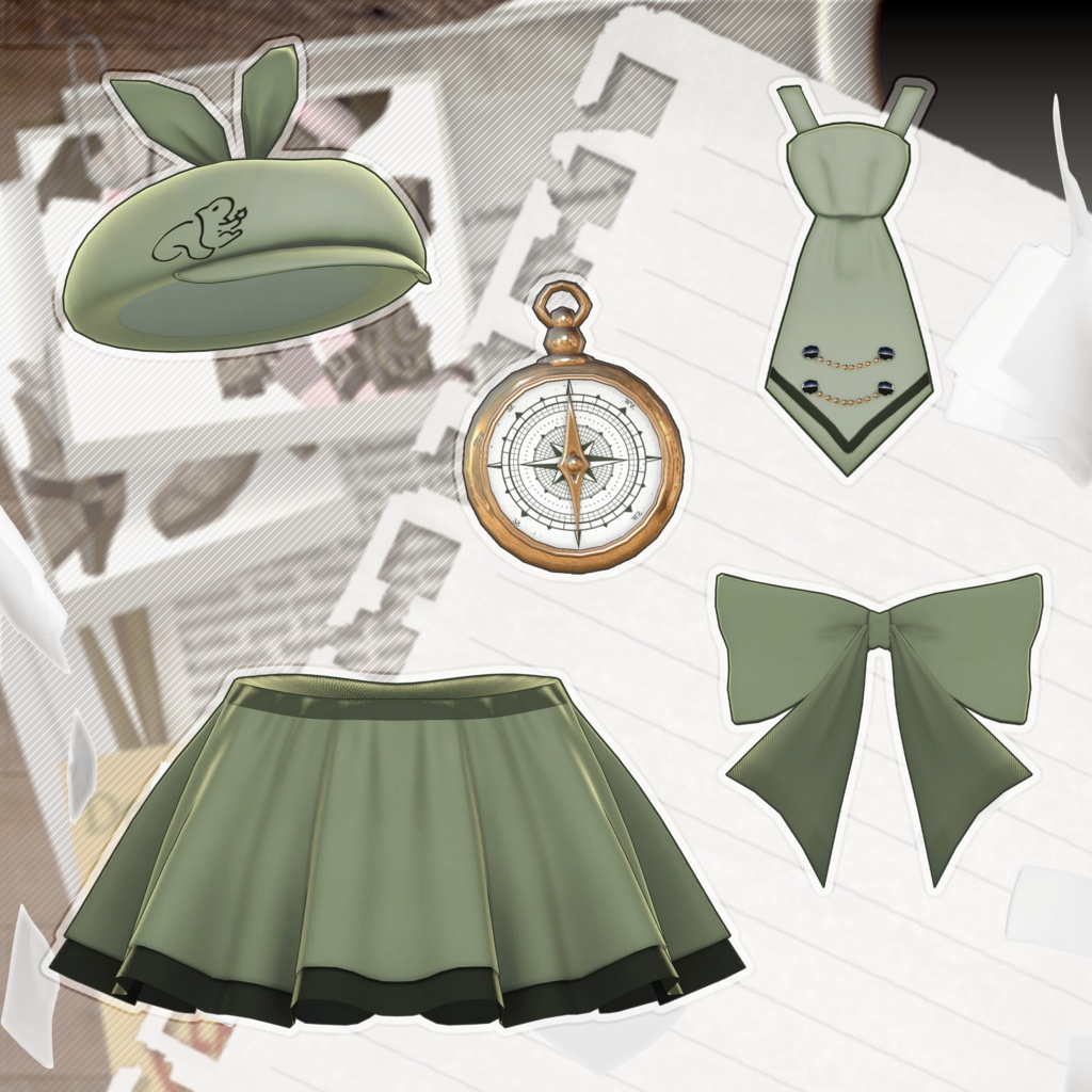 🕵️ 【12アバター対応】 うっかり探偵日誌(DetectiveDiary) 🐿️