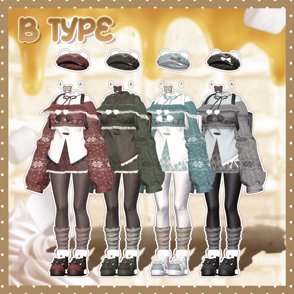 🐻 【15アバター対応】 DolceCoco ☃️