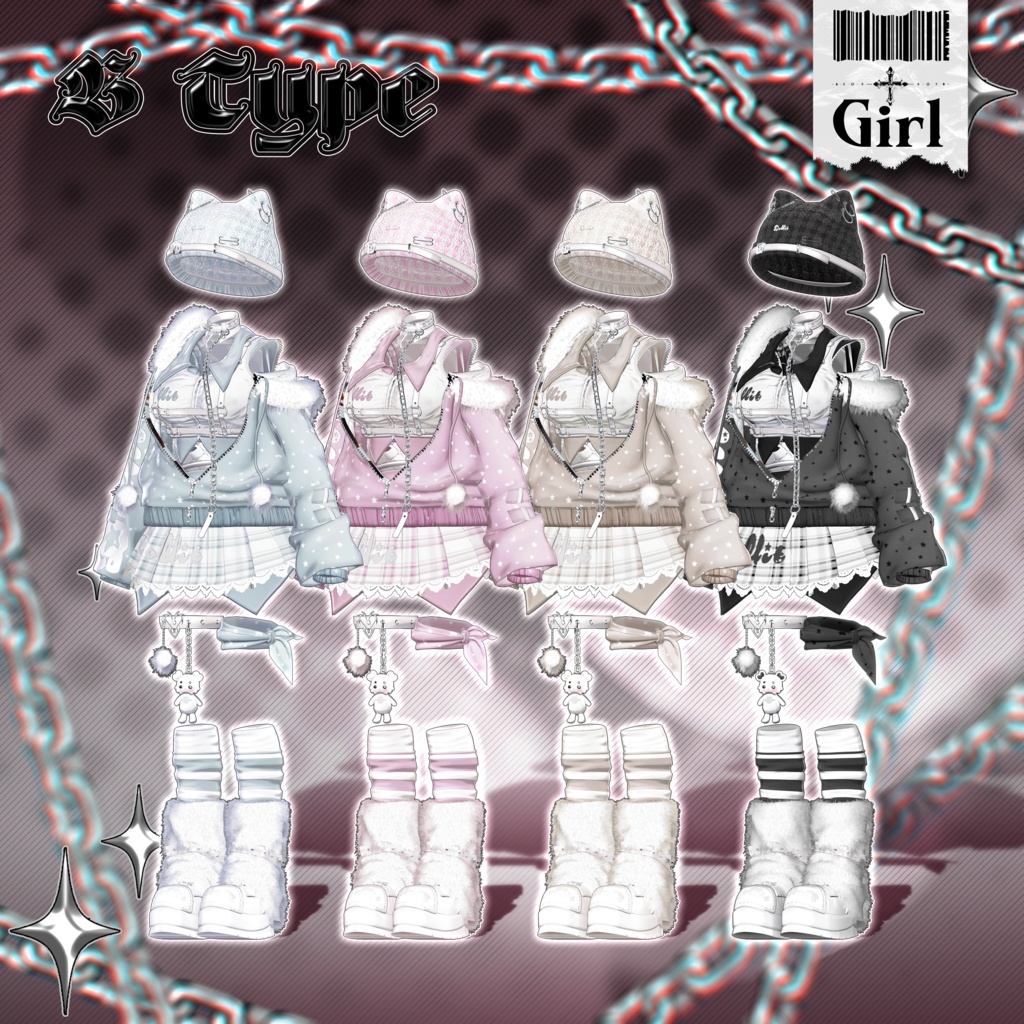 ⛓️ 【24アバター対応】 2SideMode 💘